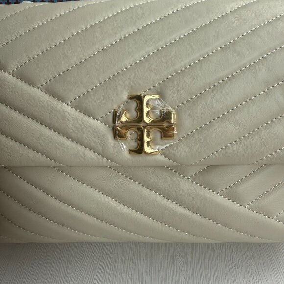 NWT Tory Burch Kira Chevron Large Convertible Should bag - Picture 9 of 12